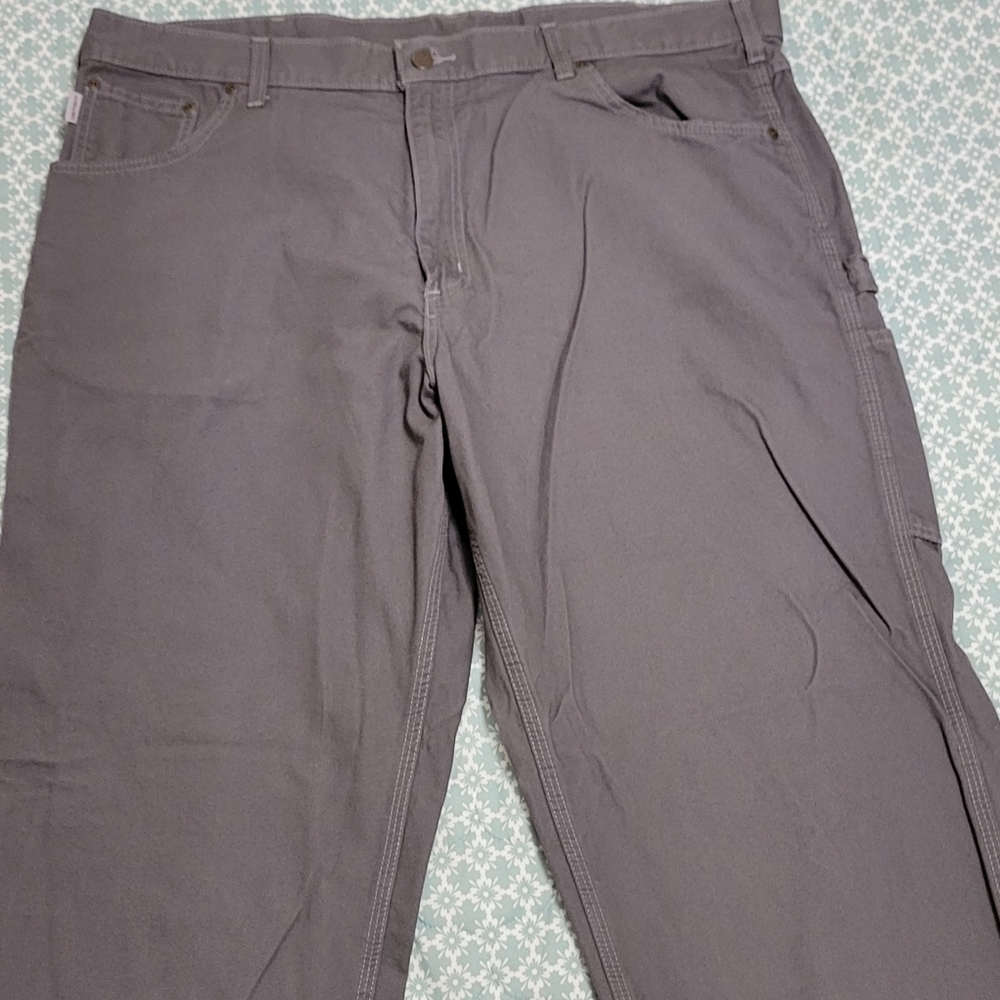 Carhartt Loose Fit Men's Grey Khakis 42x40